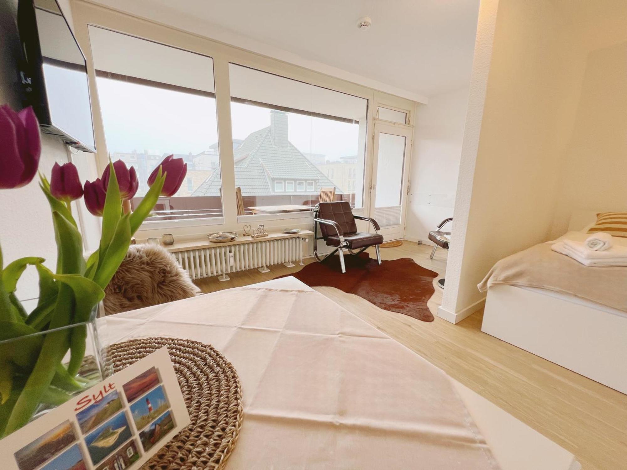 Strandnah Balkon Strandlaeufer 1 & 2 Апартаменты *