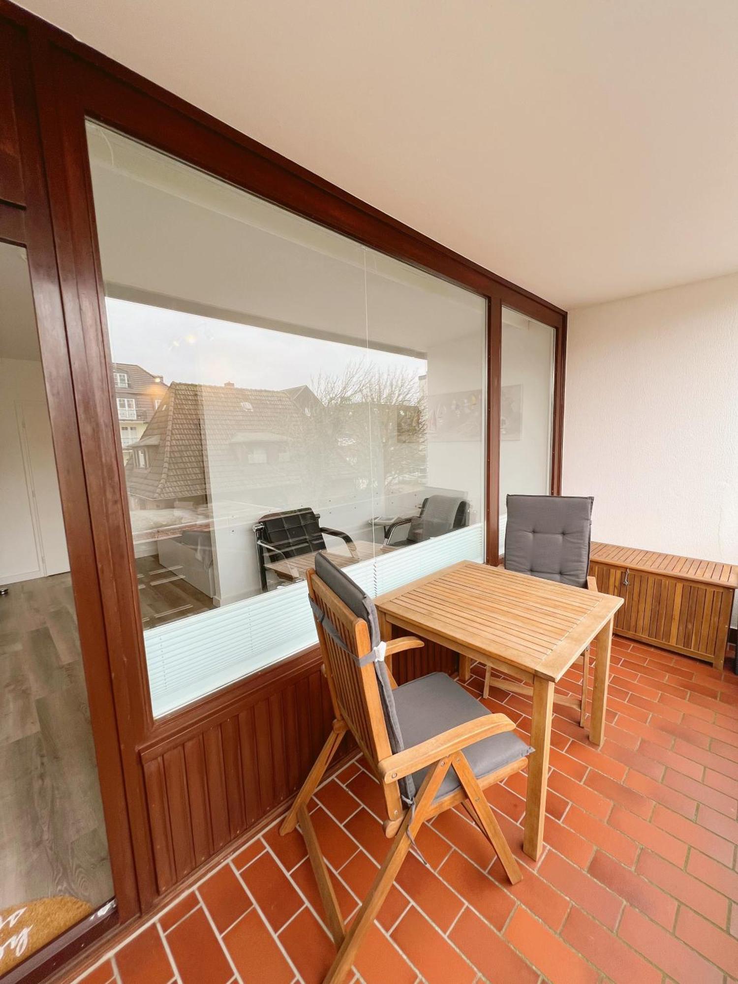 Strandnah Balkon Strandlaeufer 1 & 2 Апартаменты *